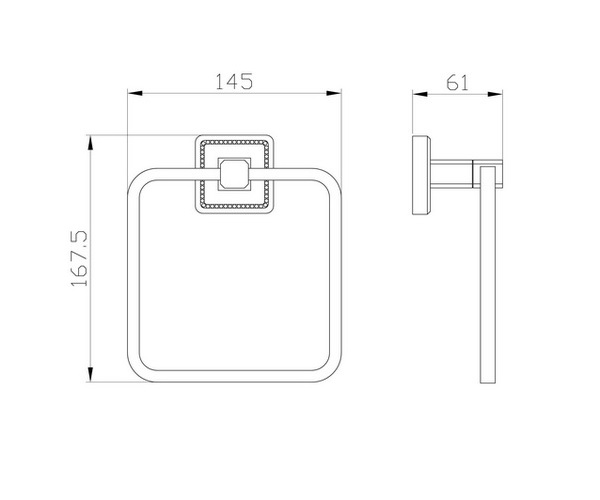 полотенцедержатель WONZON & WOGHAND ROMA